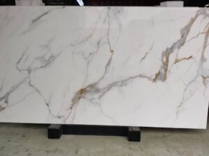 Calacatta_Gold Nano glass slab